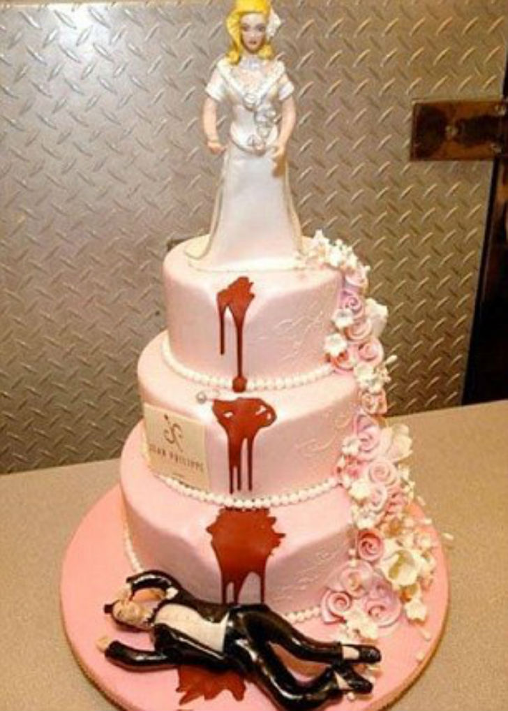 Фотография: Худшие свадебные торты, которые доведут до слез любую невесту №20 - BigPicture.ru