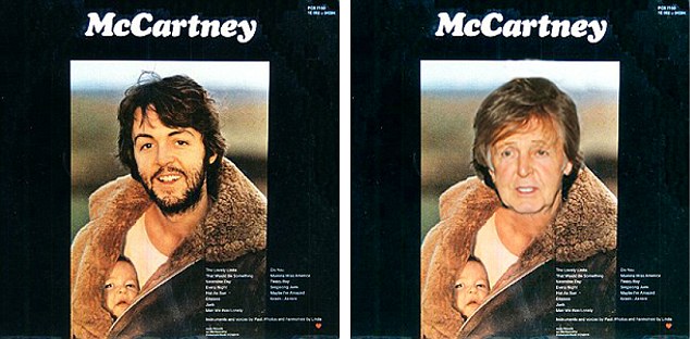 Фотография: Тогда и сейчас: как выглядели бы всемирно известные музыканты на обложках старых альбомов №6 - BigPicture.ru