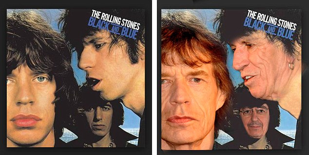 Фотография: Тогда и сейчас: как выглядели бы всемирно известные музыканты на обложках старых альбомов №14 - BigPicture.ru