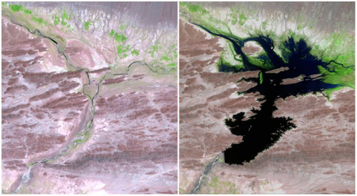 Фотография: Глобальное изменение климата в фотографиях NASA: до и после №9 - BigPicture.ru