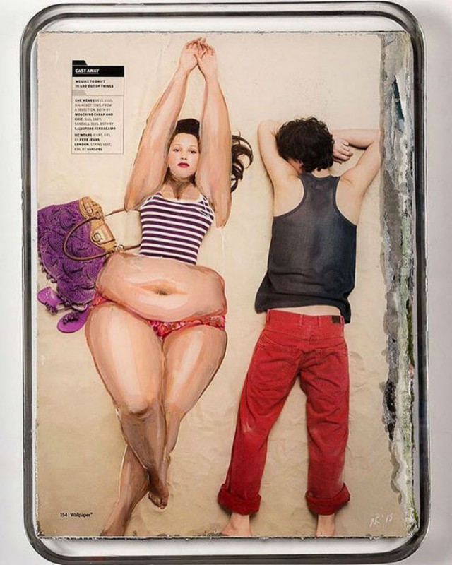Фотография: Турецкая художница Нур Гюрель заигрывает с недостижимыми размерами худосочных моделей №10 - BigPicture.ru