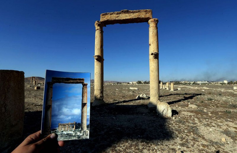 Фотография: Что стало с многовековыми памятниками Пальмиры после ИГИЛа №3 - BigPicture.ru