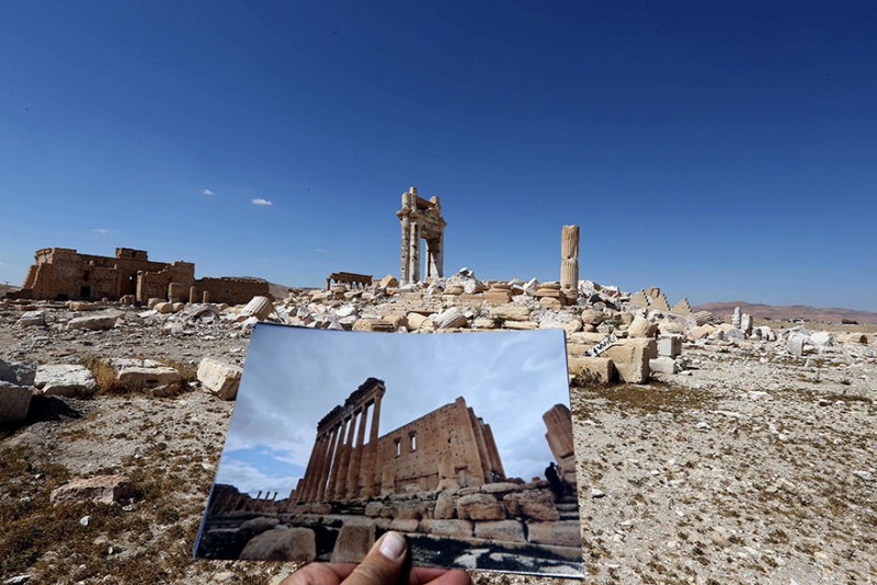 Фотография: Что стало с многовековыми памятниками Пальмиры после ИГИЛа №2 - BigPicture.ru