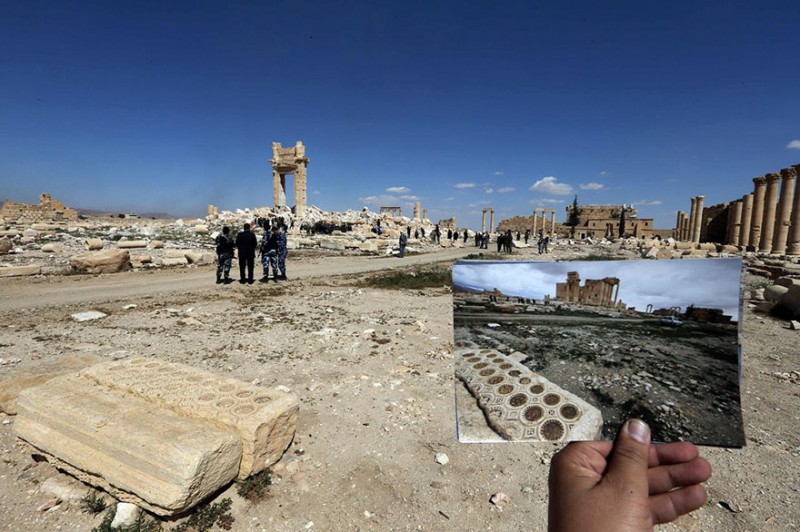 Фотография: Что стало с многовековыми памятниками Пальмиры после ИГИЛа №10 - BigPicture.ru