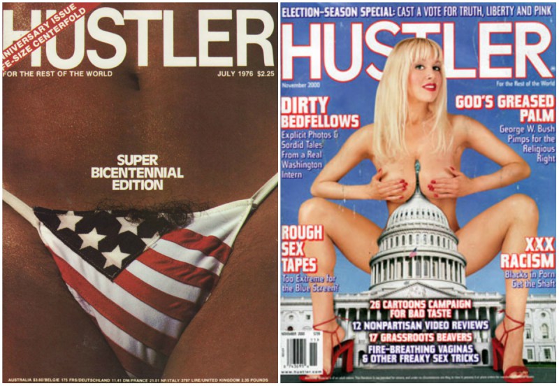Фотография: 10 самых скандальных обложек журнала Hustler №1 - BigPicture.ru