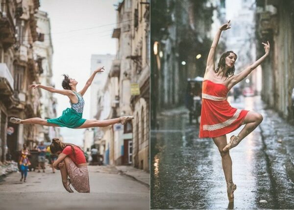 Кубинская страсть и русская балетная школа — уличные снимки танцоров