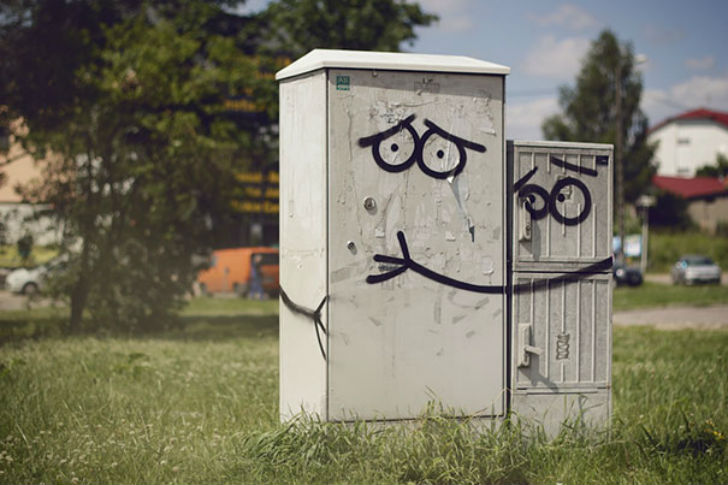 Фотография: Когда вандализм можно превратить в шутку №4 - BigPicture.ru