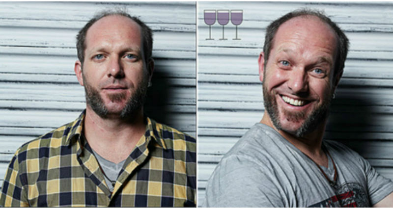 Фотография: Все оттенки пьяного: лицо до и после пары бокалов №1 - BigPicture.ru