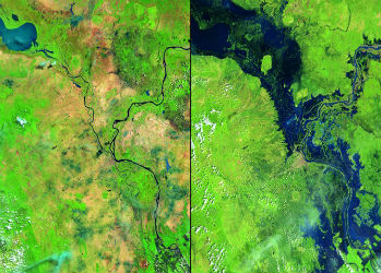 Глобальное изменение климата в фотографиях NASA: до и после