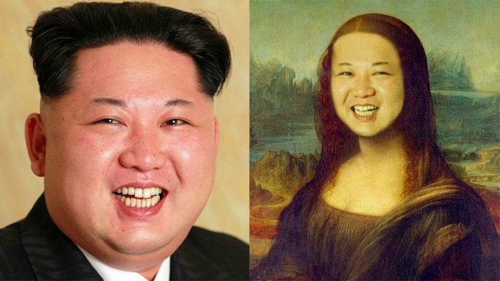 Фотография: Жизнерадостный Ким Чен Ын стал героем фотожаб №1 - BigPicture.ru