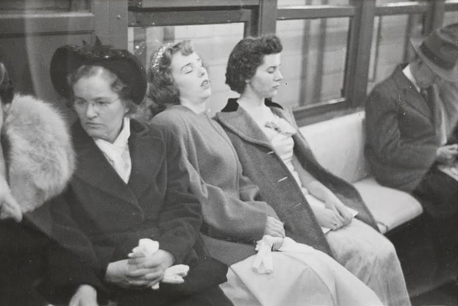 Фотография: Фотографии нью-йоркского метро 1940-х, сделанные молодым Стэнли Кубриком №3 - BigPicture.ru