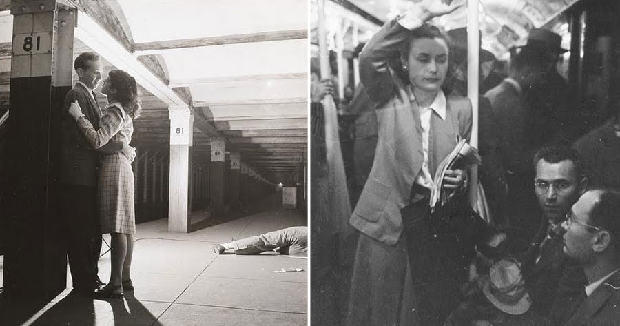 Фотография: Фотографии нью-йоркского метро 1940-х, сделанные молодым Стэнли Кубриком №11 - BigPicture.ru