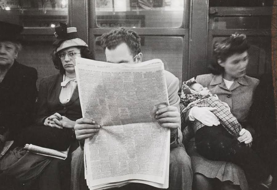 Фотография: Фотографии нью-йоркского метро 1940-х, сделанные молодым Стэнли Кубриком №13 - BigPicture.ru