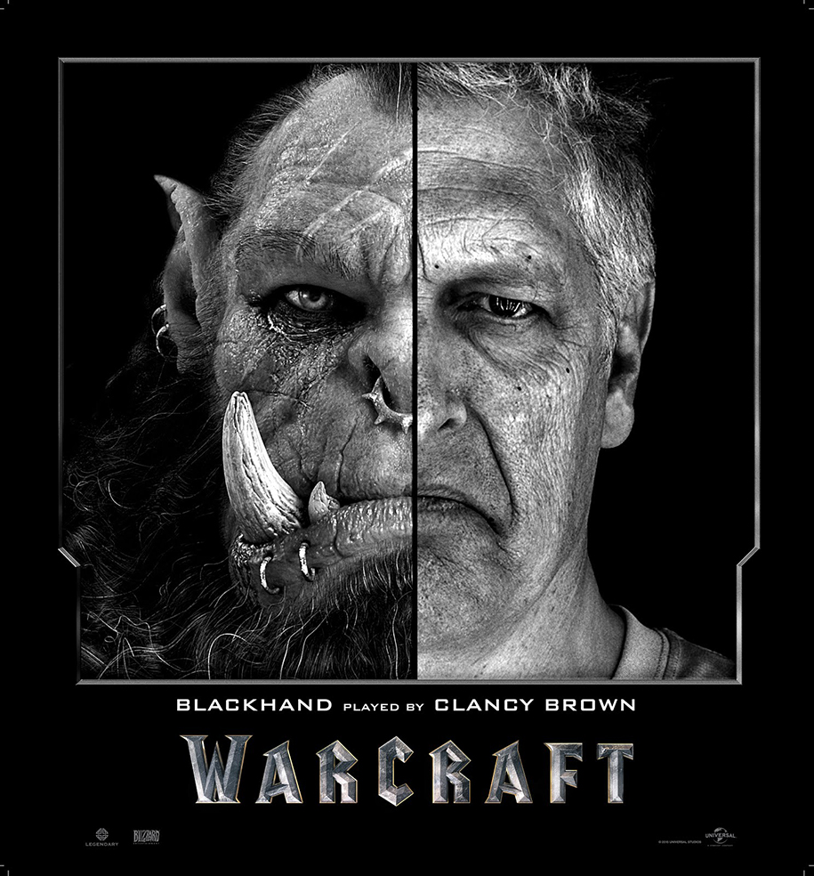 Фотография: Актеры фильма Warcraft в образе и без него №10 - BigPicture.ru