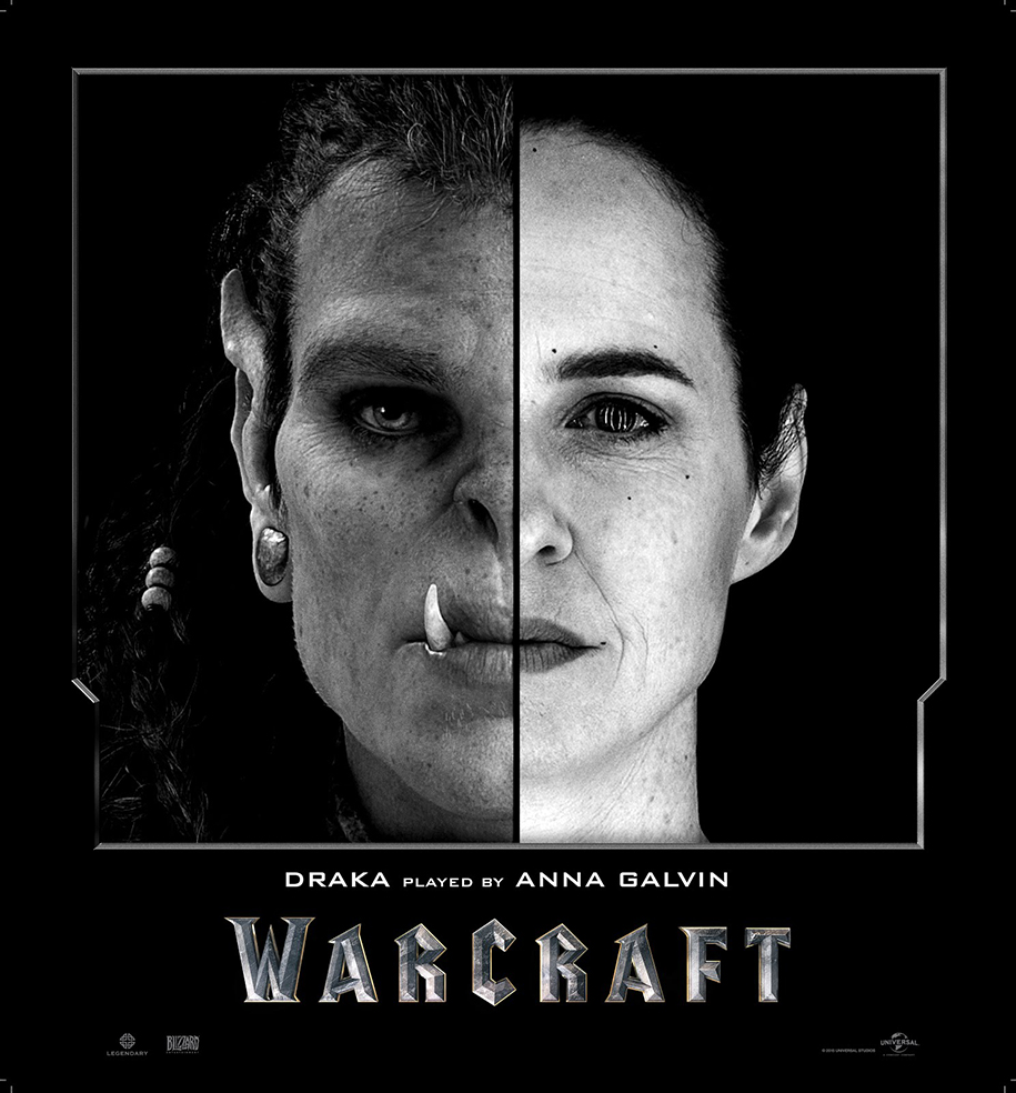 Фотография: Актеры фильма Warcraft в образе и без него №9 - BigPicture.ru