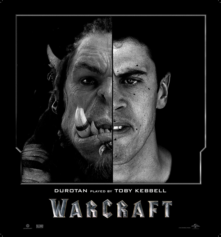 Фотография: Актеры фильма Warcraft в образе и без него №7 - BigPicture.ru