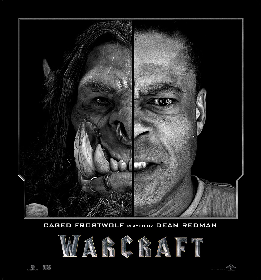 Фотография: Актеры фильма Warcraft в образе и без него №6 - BigPicture.ru