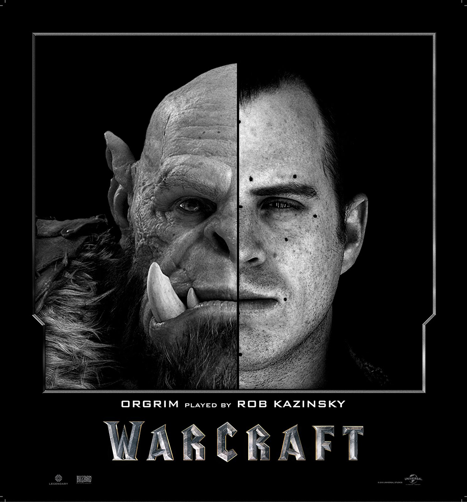 Фотография: Актеры фильма Warcraft в образе и без него №2 - BigPicture.ru