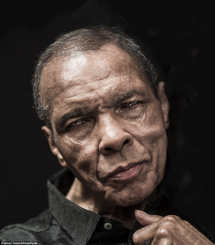 Фотография: Последняя фотосессия Мохаммеда Али после 32 лет болезни Паркинсона №3 - BigPicture.ru