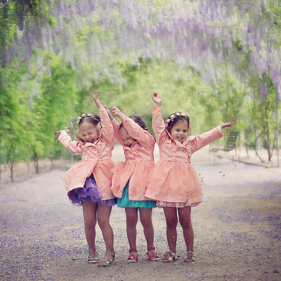 Фотография: Мама фотографирует, как растут ее дочери-тройняшки, и это очаровательно №9 - BigPicture.ru