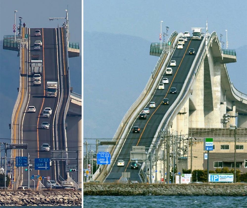 Фотография: Это не американские горки, а сумасшедший мост в Японии! №2 - BigPicture.ru