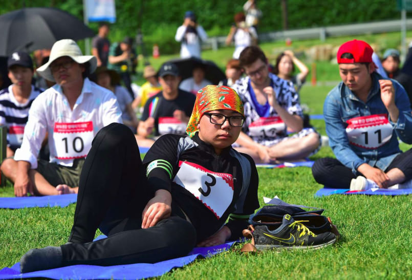 Фотография: Активный отдых: ничегонеделание стало видом спорта в Южной Корее №5 - BigPicture.ru