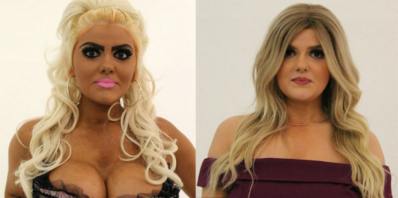 Фотография: Фанатке Барби, которая поливается автозагаром дважды в день, показали, что такое правильный макияж №1 - BigPicture.ru
