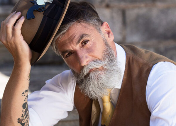 Седина в бороду: 60-летний хипстер стал фотомоделью