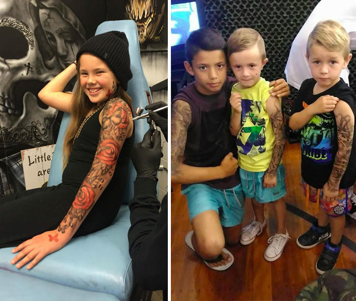 Фотография: Новозеландский мастер делает шикарные татуировки больным детям №8 - BigPicture.ru