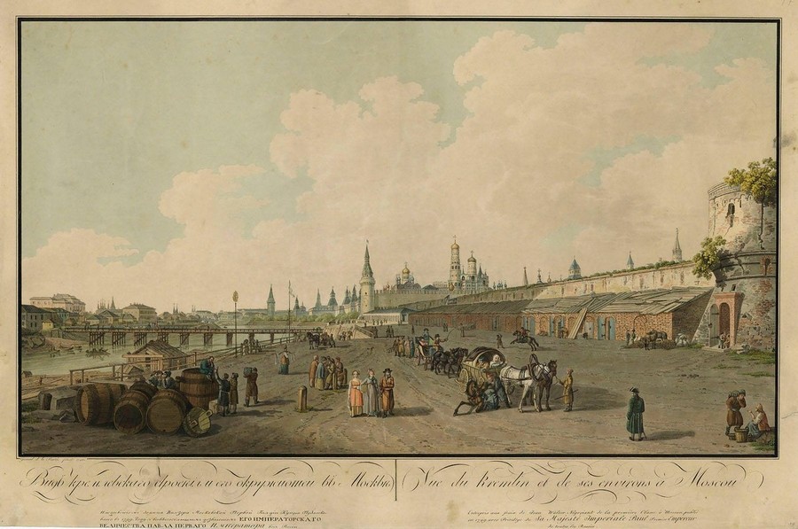 Как выглядела Москва до пожара 1812 года фото
