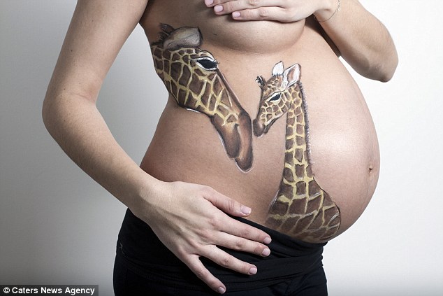 Фотография: Испанская художница пишет невероятные картины на животах беременных женщин №10 - BigPicture.ru