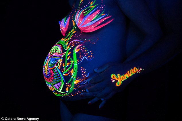 Фотография: Испанская художница пишет невероятные картины на животах беременных женщин №11 - BigPicture.ru