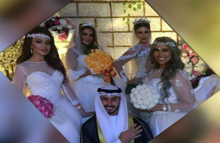 Фотография: Житель Кувейта женился сразу на четырех девушках, чтобы отомстить бывшей №2 - BigPicture.ru