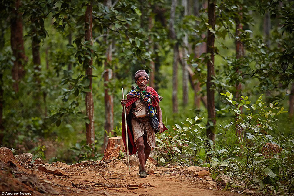 Фотография: Последние охотники и собиратели: жизнь первобытного племени в Непале №2 - BigPicture.ru