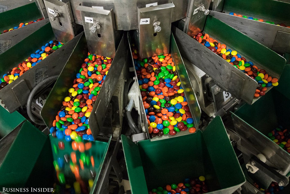 Фотография: На фабрике M&M's: как производят конфеты, которые тают во рту, а не в руках №18 - BigPicture.ru