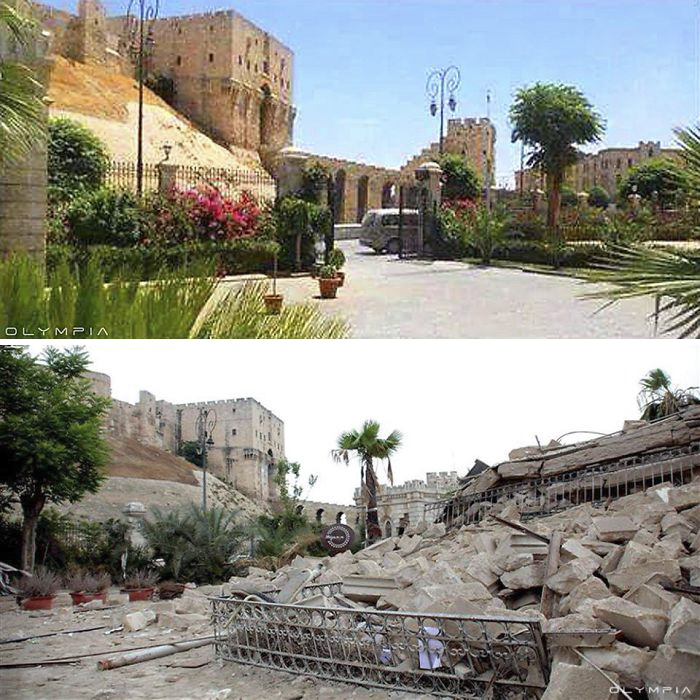 Фотография: 20 фото о том, во что война превратила крупнейший город Сирии №17 - BigPicture.ru