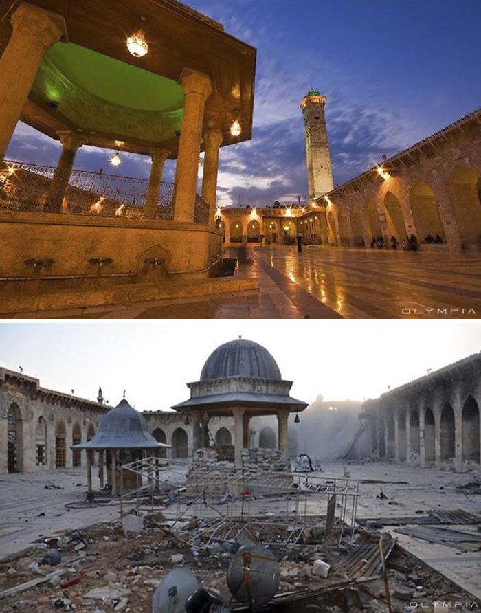 Фотография: 20 фото о том, во что война превратила крупнейший город Сирии №16 - BigPicture.ru
