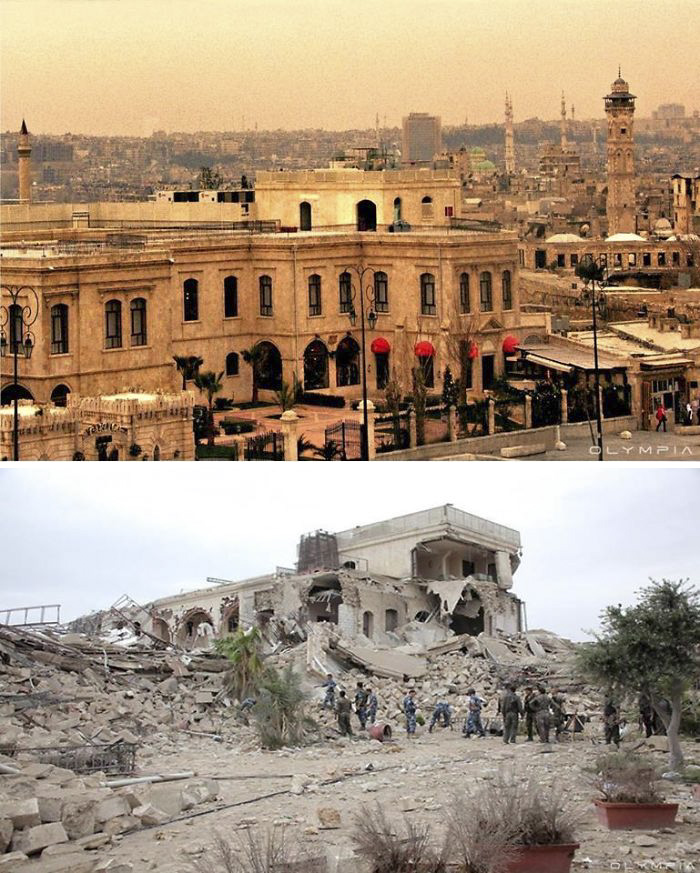 Фотография: 20 фото о том, во что война превратила крупнейший город Сирии №12 - BigPicture.ru