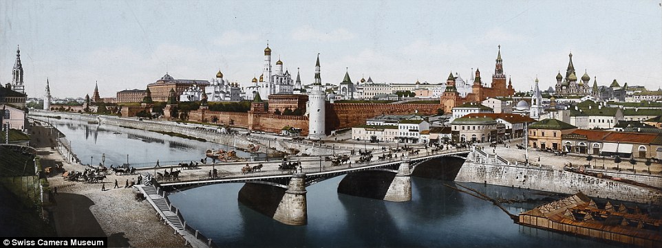 Цветные фото популярных туристических мест сделанные более 100 лет назад