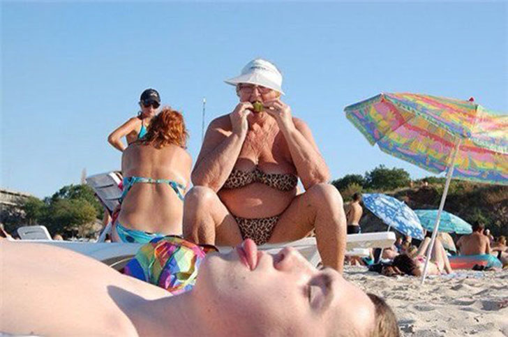 Фотография: Лежу я на пляжу: чудовищно прекрасные отдыхающие, которых можно встретить на любом пляже №10 - BigPicture.ru