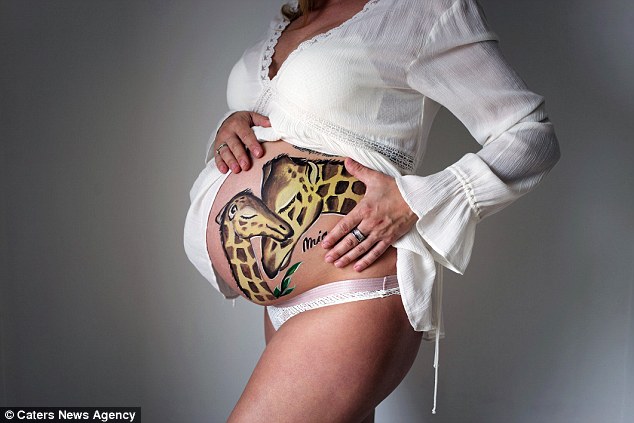 Фотография: Испанская художница пишет невероятные картины на животах беременных женщин №9 - BigPicture.ru