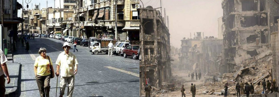 Фотография: 20 фото о том, во что война превратила крупнейший город Сирии №1 - BigPicture.ru