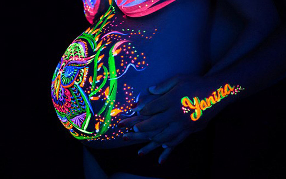 Фотография: Испанская художница пишет невероятные картины на животах беременных женщин №1 - BigPicture.ru