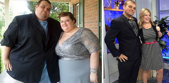 Фотография: Вдохновляющие фотографии пар до и после совместного похудения №2 - BigPicture.ru