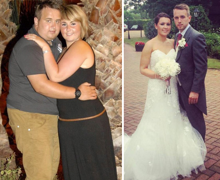 Вдохновляющие фотографии пар до и после совместного похудения