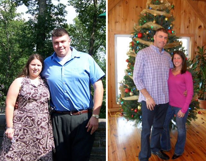 Фотография: Вдохновляющие фотографии пар до и после совместного похудения №22 - BigPicture.ru