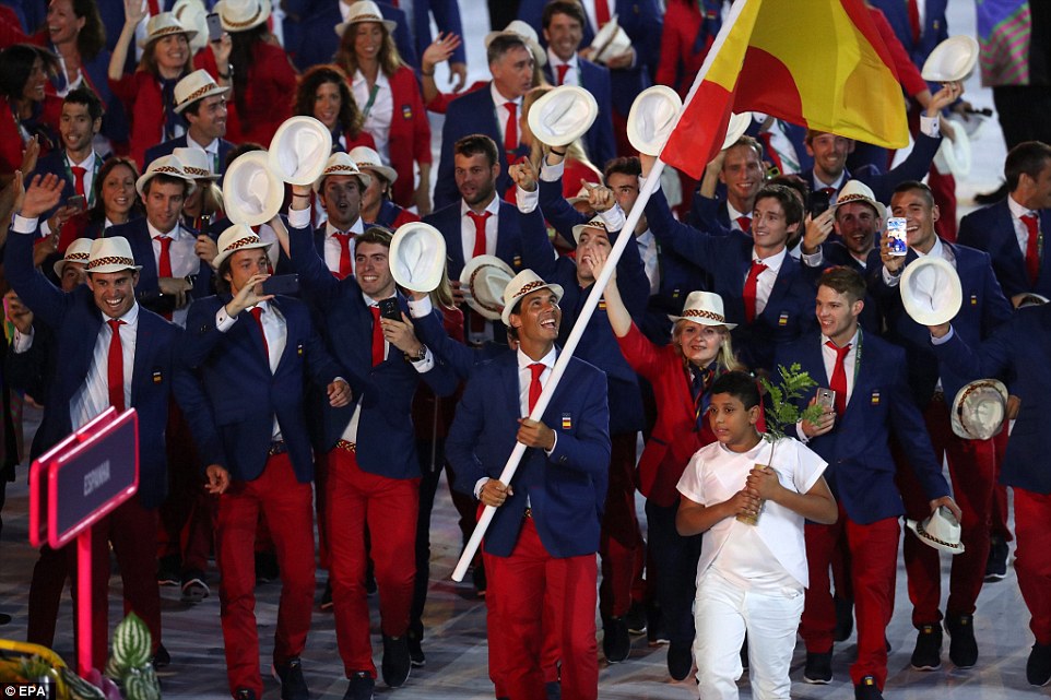 Фотография: Самые яркие моменты церемонии открытия летней Олимпиады в Рио-де-Жанейро №25 - BigPicture.ru