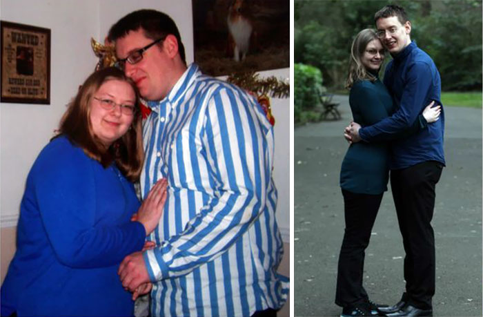 Фотография: Вдохновляющие фотографии пар до и после совместного похудения №27 - BigPicture.ru