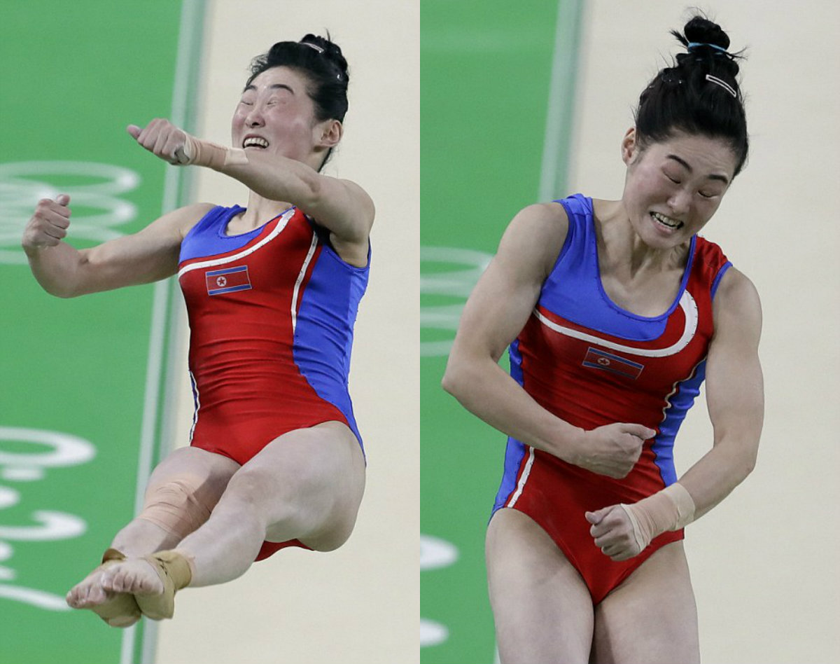 Фотография: Курьезные лица олимпийских гимнастов в Рио №16 - BigPicture.ru
