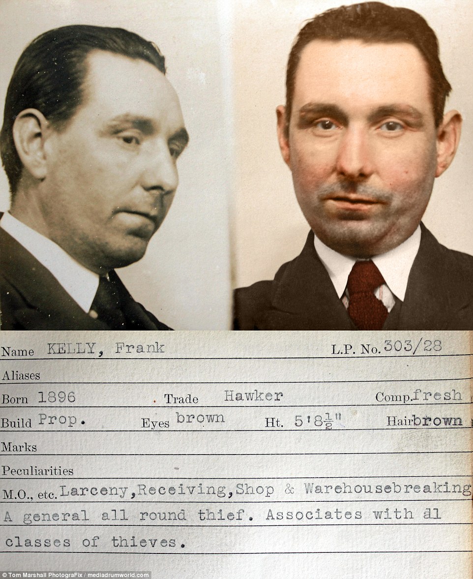Фотография: Гоп-стоп, мы не боимся Скотленд-Ярд: цветные снимки преступников 1930-х №10 - BigPicture.ru